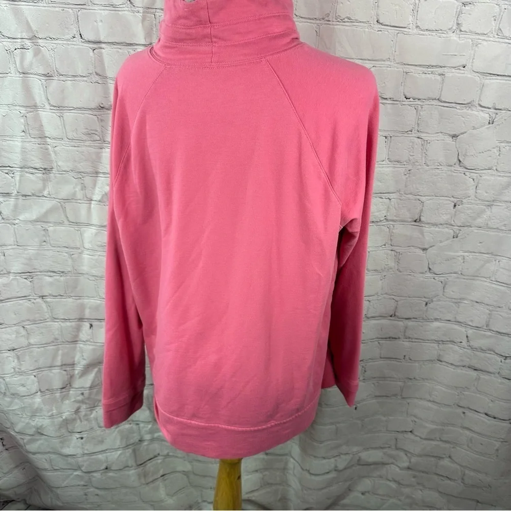 zelos Women's Pink Hoodie high neck  drawstring sz XL
